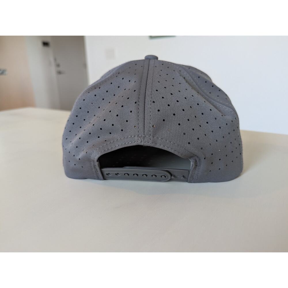 Waggle Golf Gray Triceraputts Dinosaur Triceratops Logo OG Snap Back Hat Cap - Picture 6 of 10